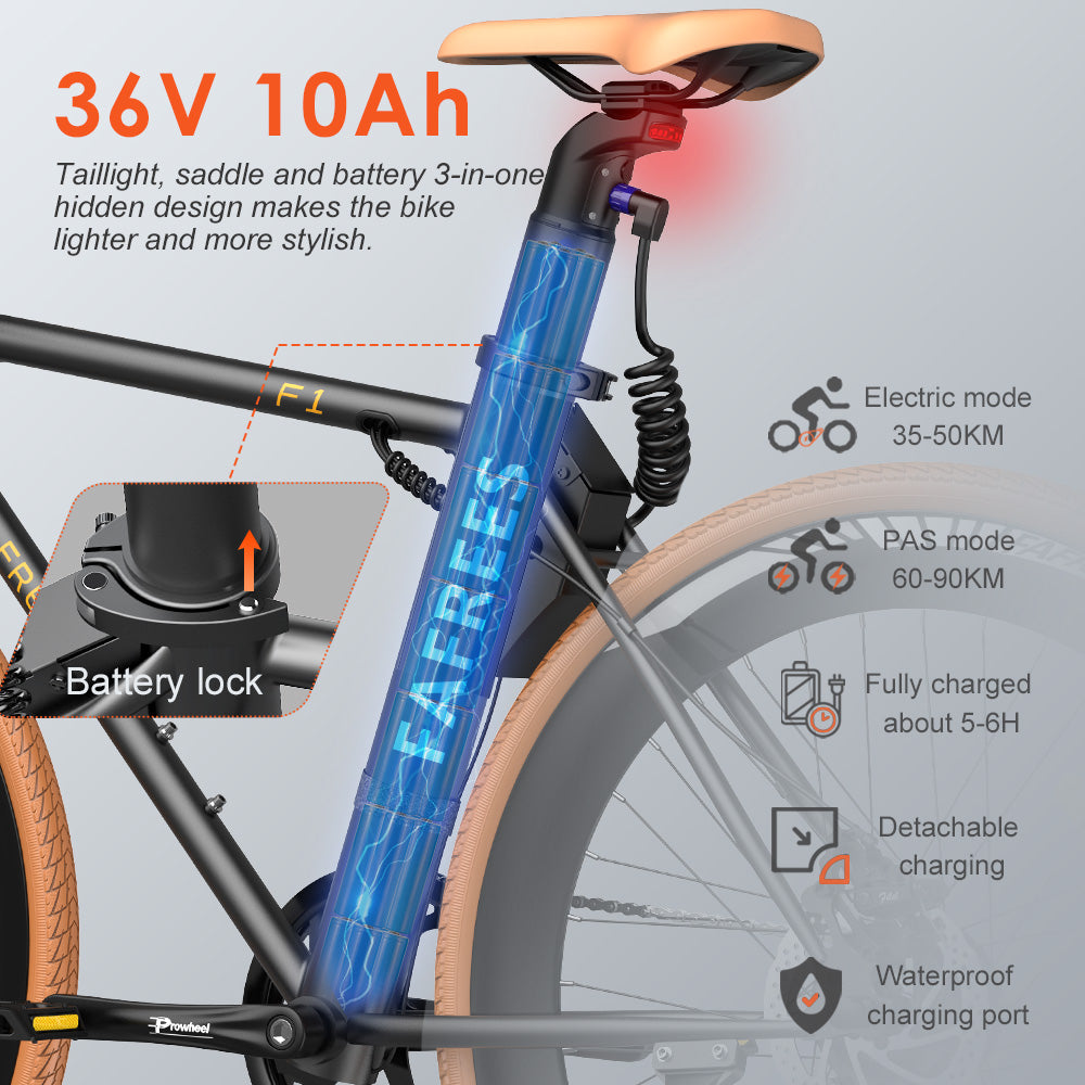 FAFREES Electric Bike,E-City Bike ,electric bicycle,ebike,E-bike,Pedelec,city ebike