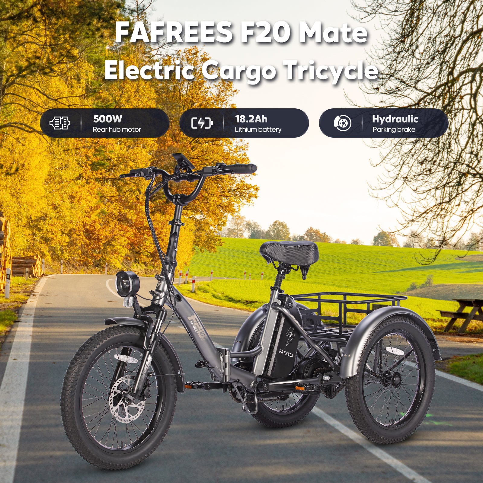 FAFREES .electric bicycle、electric bike、e-bike、motorized bicycle、power-assisted bicycle ,All Terrain Electric Bike,Off-road electric bikes,fat tires,Electric tricycle