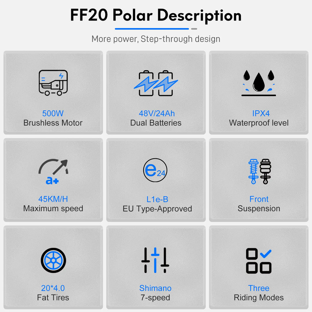 [EU] FAFREES FF20 Polar E24 Certified 24AH E-Mountainbike